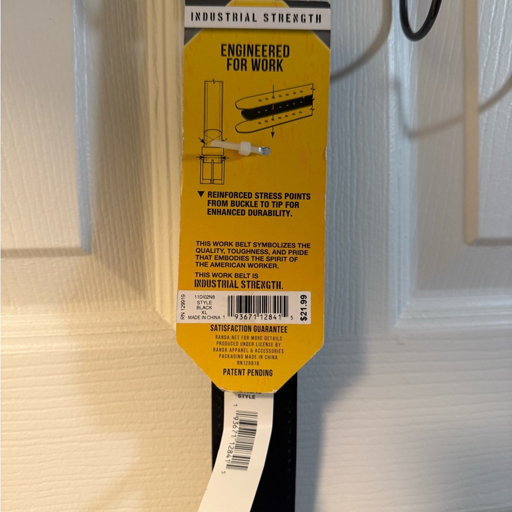 Dickies Industrial Strength Work Belt - XL (42-44) - NWT - Picture 3 of 5